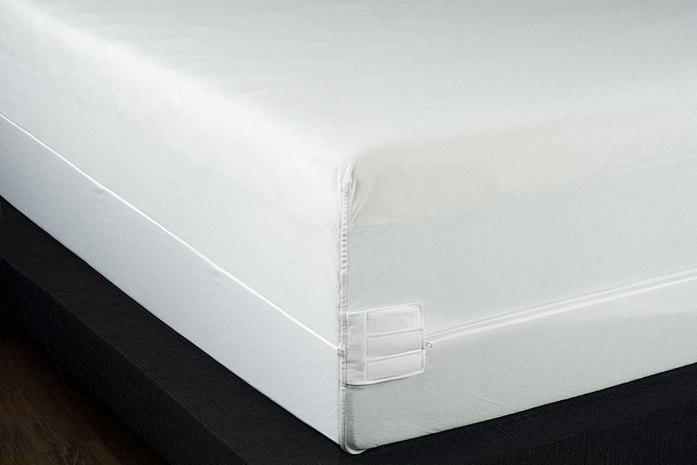 Housse de Matelas Double, Imperméable et Anti Punaises